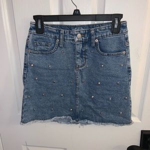 wild fable embellished denim skirt